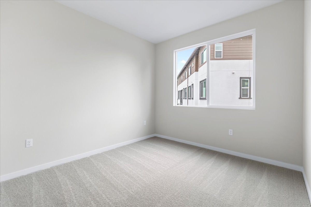 A room with a window.