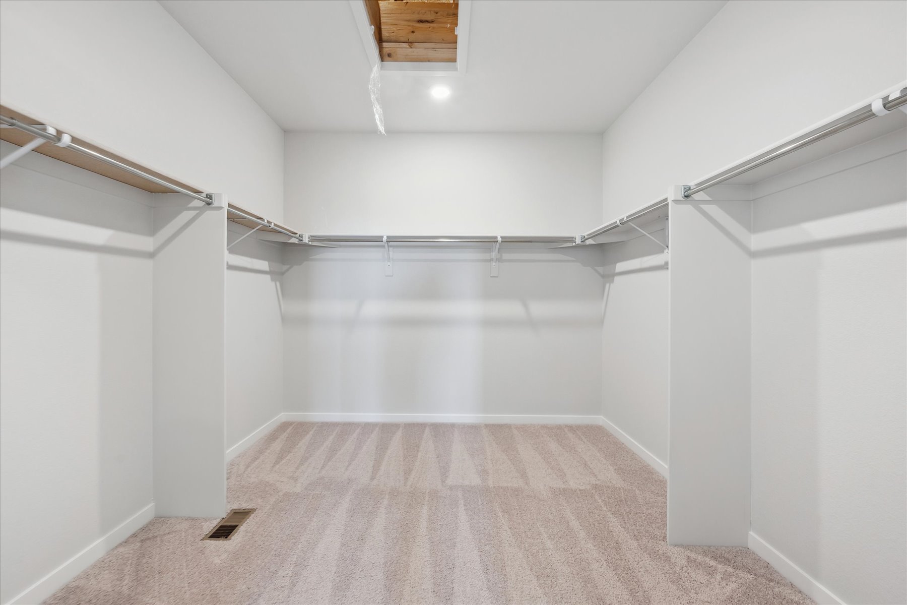 A white room with white walls.