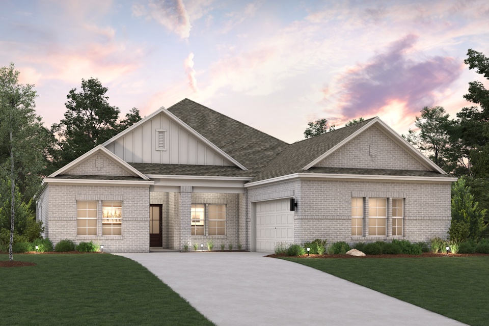 A house with a driveway.
