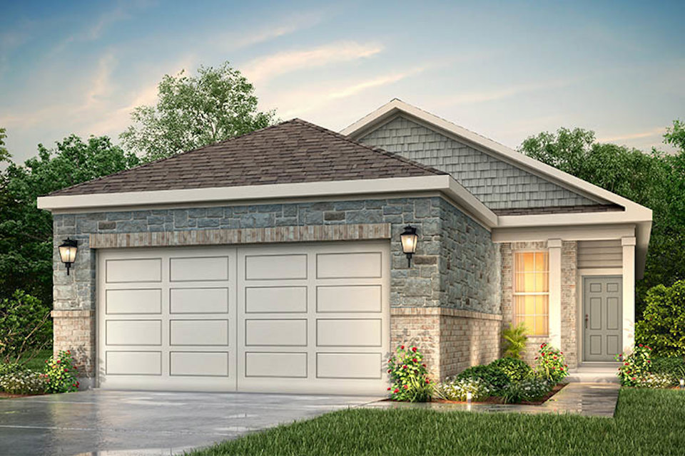 A house with garages and a garage.