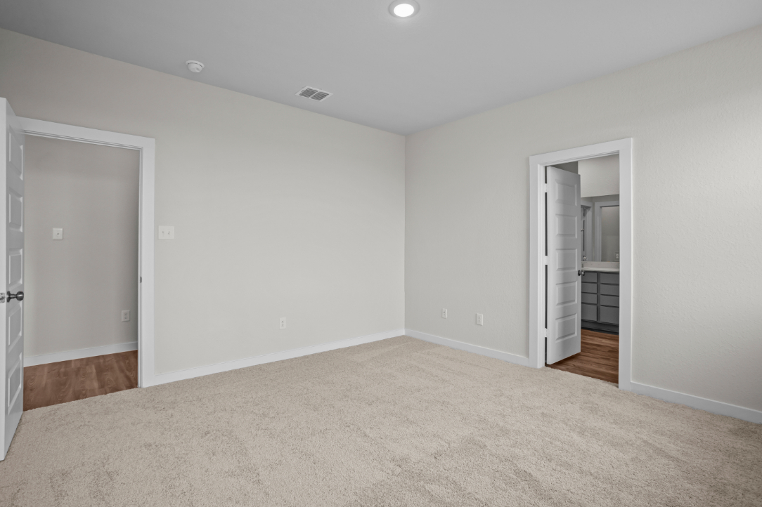 A room with white walls.