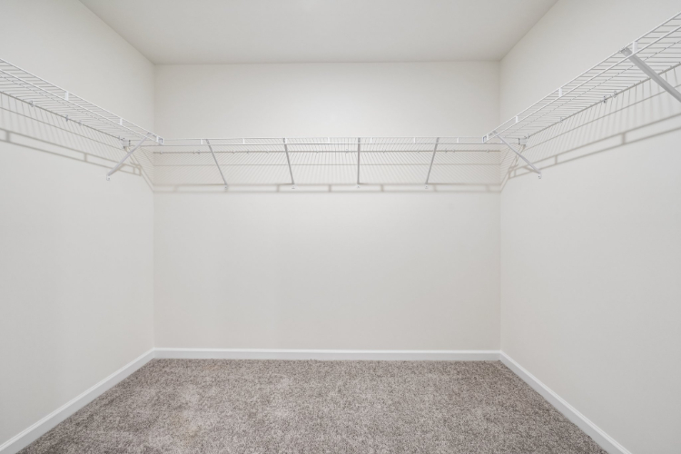 A room with white walls.